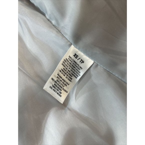 Aeropostale Women's Quilted Puffer Vest Size XS Orange Zip up gray Lined - Picture 6 of 9